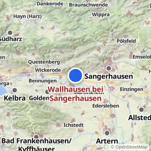 Kartenvorschau Wallhausen bei Sangerhausen