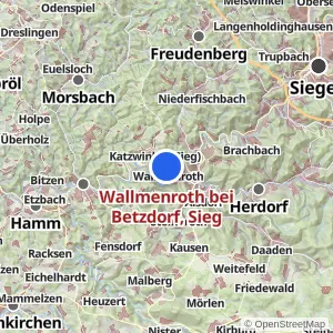 Kartenvorschau Wallmenroth bei Betzdorf, Sieg