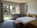 Schlafzimmer mit Balkon Vorderhaus