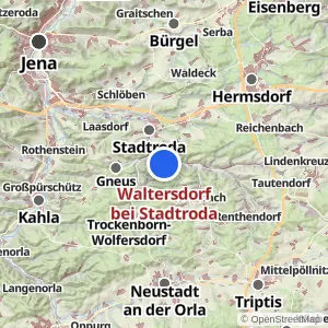 Kartenvorschau Waltersdorf bei Stadtroda