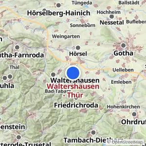 Kartenvorschau Waltershausen - Thür