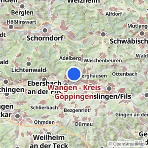 Kartenvorschau Wangen - Kreis Göppingen