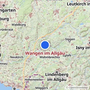 Kartenvorschau Wangen im Allgäu