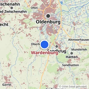 Kartenvorschau Wardenburg