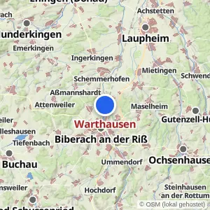 Kartenvorschau Warthausen