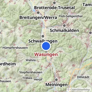 Kartenvorschau Wasungen