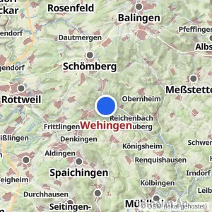 Kartenvorschau Wehingen