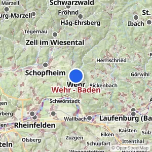 Kartenvorschau Wehr - Baden