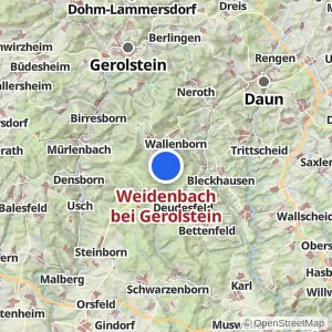 Kartenvorschau Weidenbach bei Gerolstein