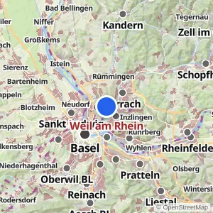 Kartenvorschau Weil am Rhein