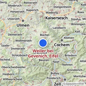 Kartenvorschau Weiler bei Gevenich, Eifel