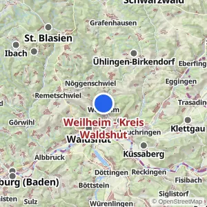 Kartenvorschau Weilheim - Kreis Waldshut