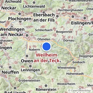 Kartenvorschau Weilheim an der Teck