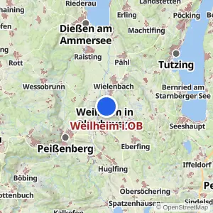Kartenvorschau Weilheim i.OB