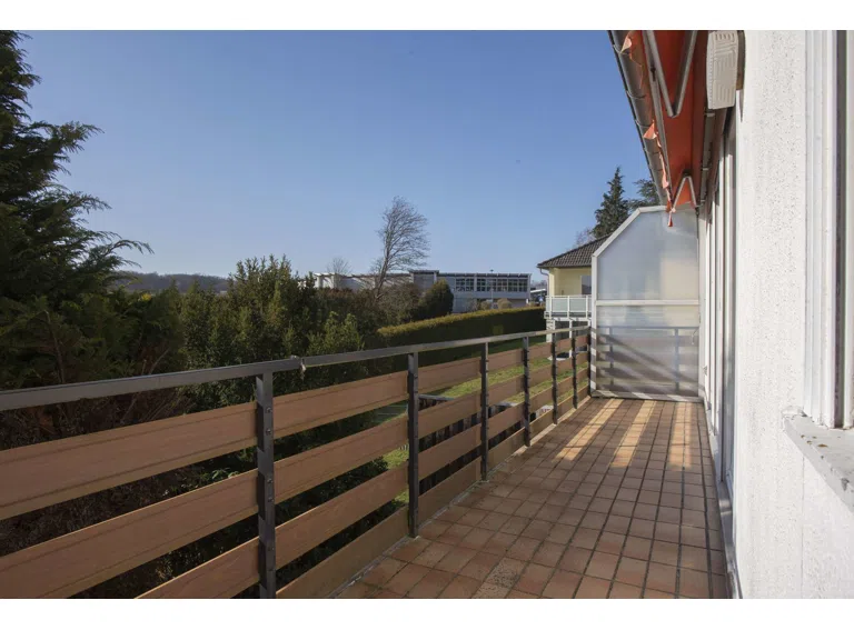 Aussicht vom Balkon