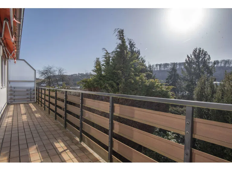 Aussicht vom Balkon