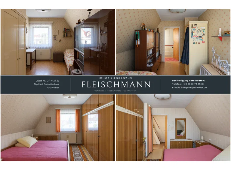 Schlafräume im OG