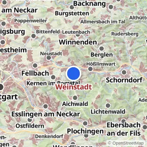 Kartenvorschau Weinstadt