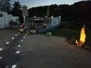 Garten bei Nacht