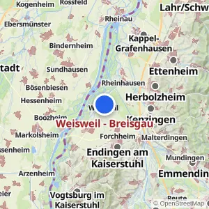 Kartenvorschau Weisweil - Breisgau