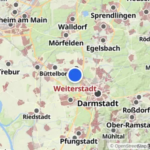 Kartenvorschau Weiterstadt