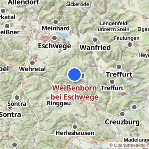 Kartenvorschau Weißenborn bei Eschwege