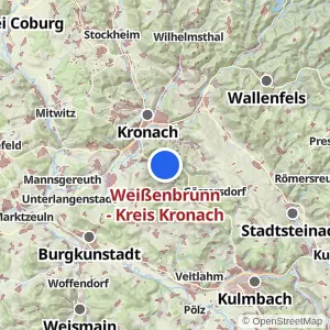 Kartenvorschau Weißenbrunn - Kreis Kronach