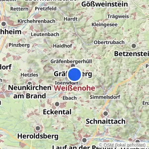 Kartenvorschau Weißenohe