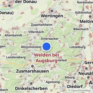Kartenvorschau Welden bei Augsburg