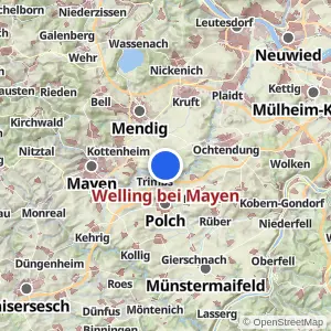 Kartenvorschau Welling bei Mayen