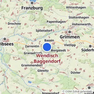 Kartenvorschau Wendisch Baggendorf
