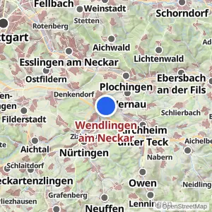 Kartenvorschau Wendlingen am Neckar