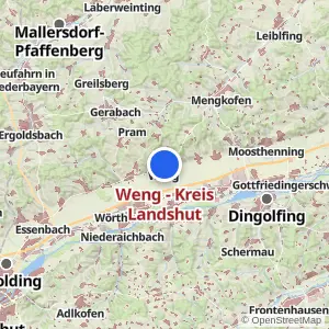 Kartenvorschau Weng - Kreis Landshut