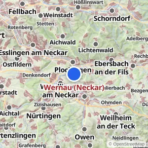 Kartenvorschau Wernau (Neckar)