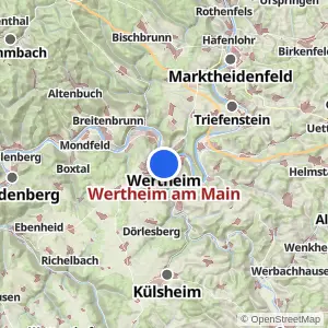 Kartenvorschau Wertheim am Main