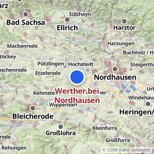 Kartenvorschau Werther bei Nordhausen