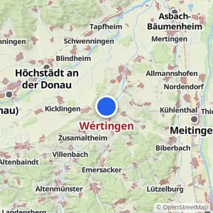 Kartenvorschau Wertingen