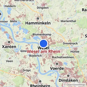 Kartenvorschau Wesel am Rhein