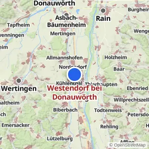 Kartenvorschau Westendorf bei Donauwörth