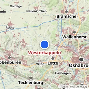 Kartenvorschau Westerkappeln