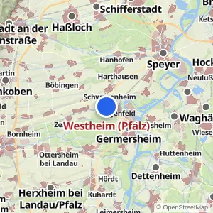 Kartenvorschau Westheim (Pfalz)
