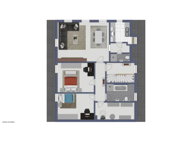 Grundriss Whg 3: DG