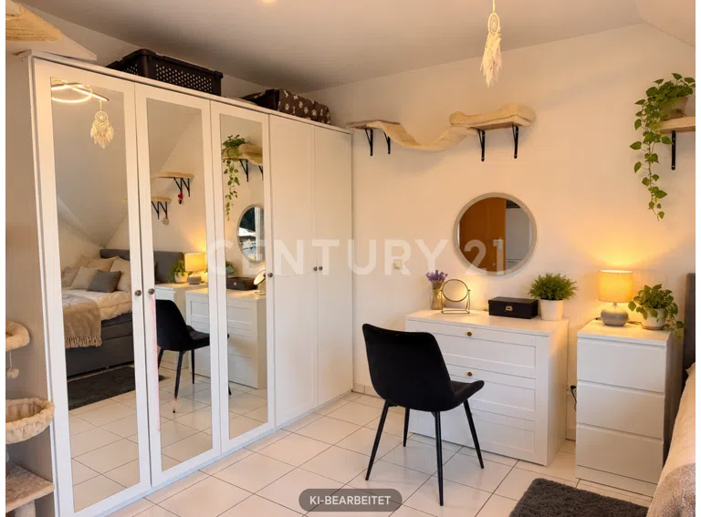 Schlafbereich mit Platz für Ihren Kleiderschrank
