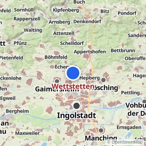Kartenvorschau Wettstetten