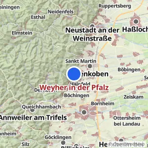 Kartenvorschau Weyher in der Pfalz