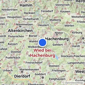 Kartenvorschau Wied bei Hachenburg