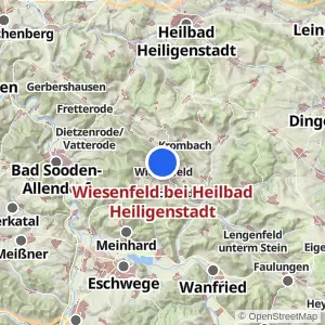 Kartenvorschau Wiesenfeld bei Heilbad Heiligenstadt