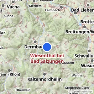 Kartenvorschau Wiesenthal bei Bad Salzungen