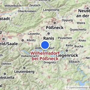 Kartenvorschau Wilhelmsdorf bei Pößneck