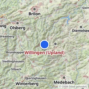 Kartenvorschau Willingen (Upland)